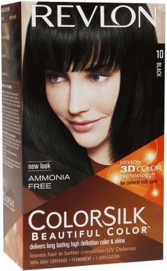 Haarkleur Zonder Ammoniak Colorsilk Revlon Zwart