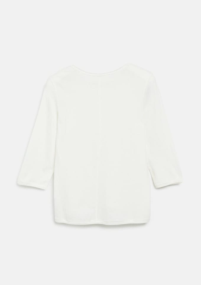 regular fit 3/4-shirt van puur katoen