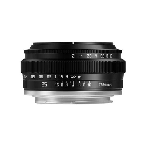 TT Artisan - APS-C 25mm F2 voor M43-vatting, zwart