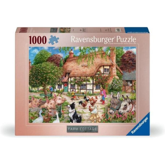 Ravensburger puzzel Farm Cottage - Legpuzzel - 1000 stukjes
