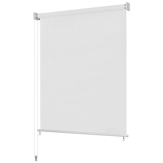 vidaXL Rolgordijn voor buiten 145(B)x140(H) cm wit