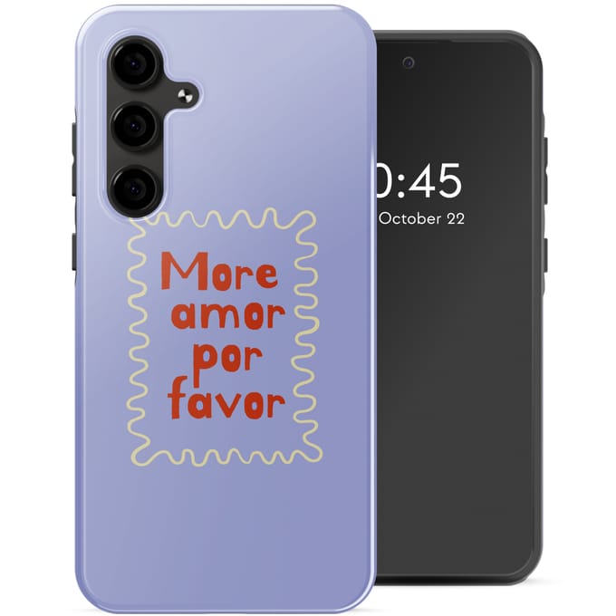 Selencia Vivid Backcover voor de Samsung Galaxy S24 FE - More Amor