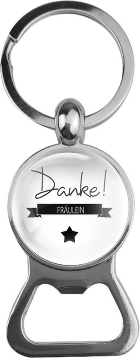 Bieropener Glas - Danke Fraulein