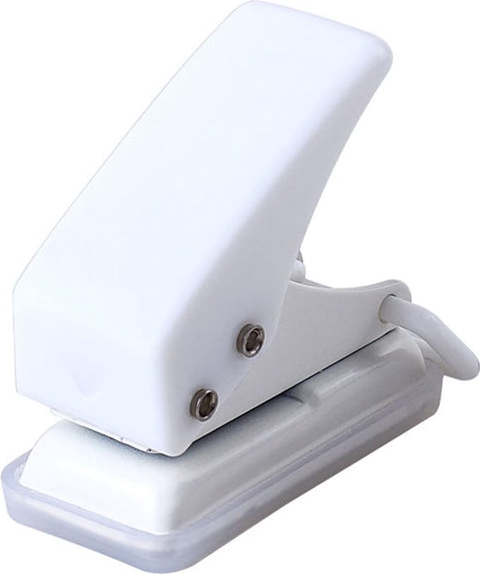 Mini Perforator - 1 Gaats - Gatenponstang - Ponstang - Papier Punch Perforator - 1 Gaatje - Blauw