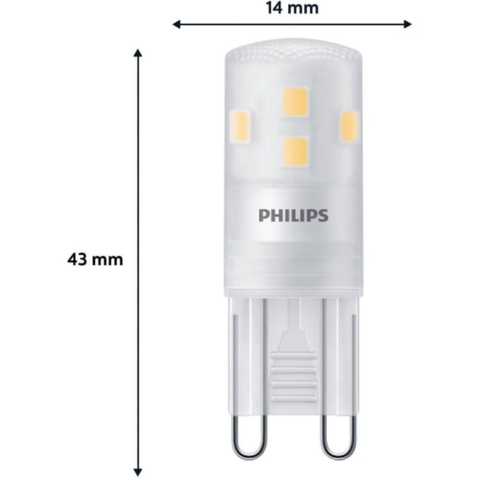 Philips LED Capsule - 25 W - G9 - Warm wit licht - 6 stuks