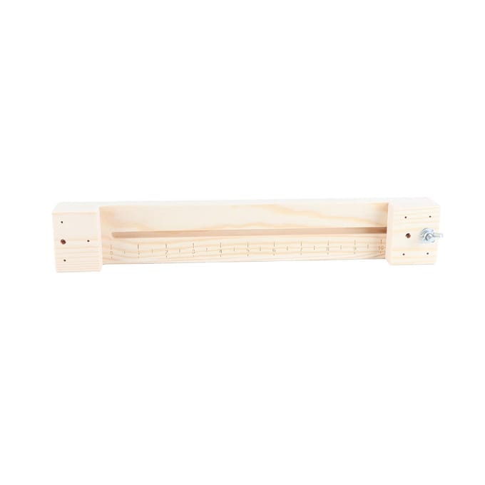 Kit d'outil de tissage de bracelet en paracorde en bois pour bracelet, collier, artisanat DIY white