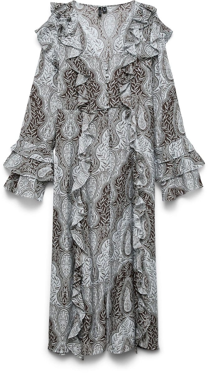 VERO MODA - VMTARA LS LONG CARDIGAN WVN EXP - Dames - Cardigans