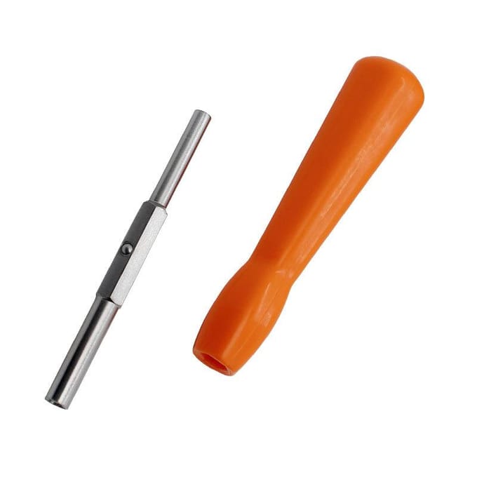 GBANGCN64SFCWii Gameconsole Demontagegereedschap Schroevendraaier 2-in-1 Dop Schroevendraaierbit Oranje 0 zwart