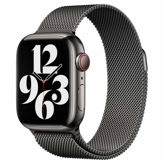 Milanese Loop Band voor de Apple Watch | 38/40/41/42 mm - Graphite