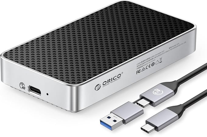 Snelle 1TB Externe SSD | USB 4.0 Draagbare NVMe Opslag | 3800MB/s Snelheid