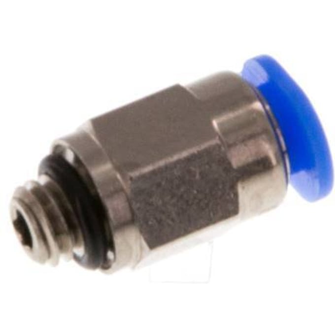3mm x M 5 Messing/POM Insteekfitting buitendraad Compact Ontwerp NBR [5 Stuks]