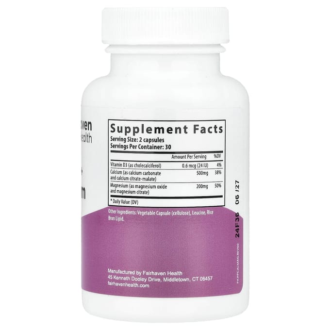 Fairhaven Health-Peapod, Cal-Mag, 60 Capsules.