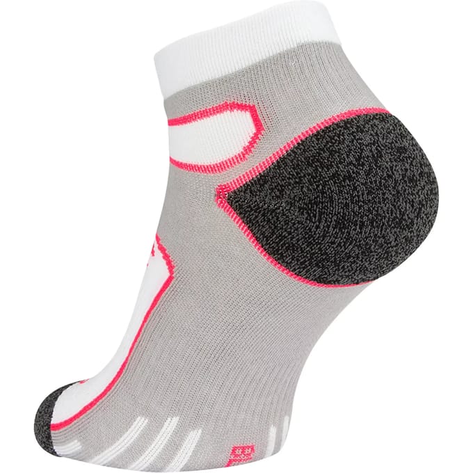 Avento Sport Enkelsokken Dames - 2-Pack - Wit/Roze - 39-42