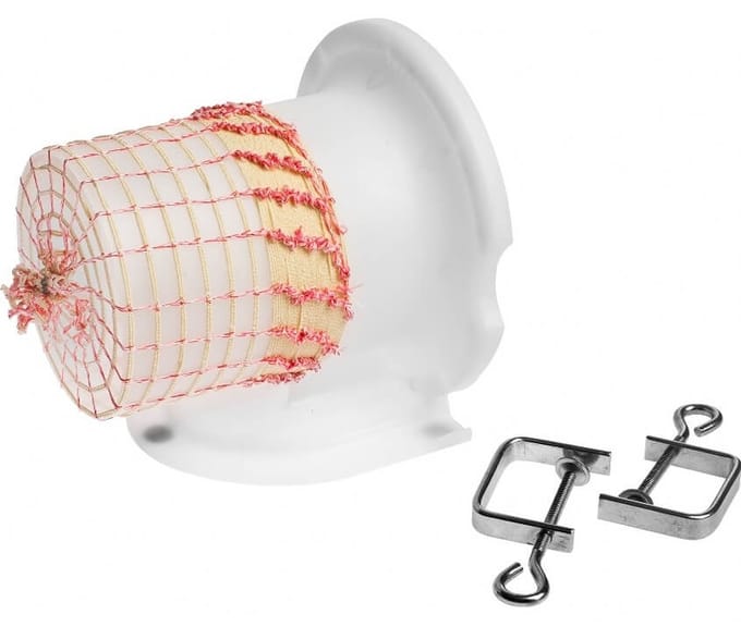 Applicator voor vleesnetten