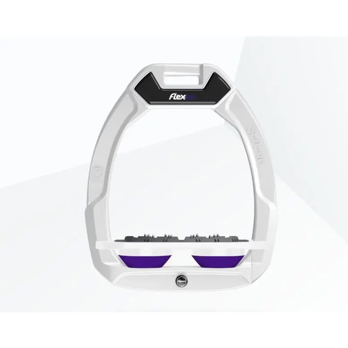 Veiligheidssporen Plat Ultra Grip Wit/Wit/Paars Flex-On Safe-On