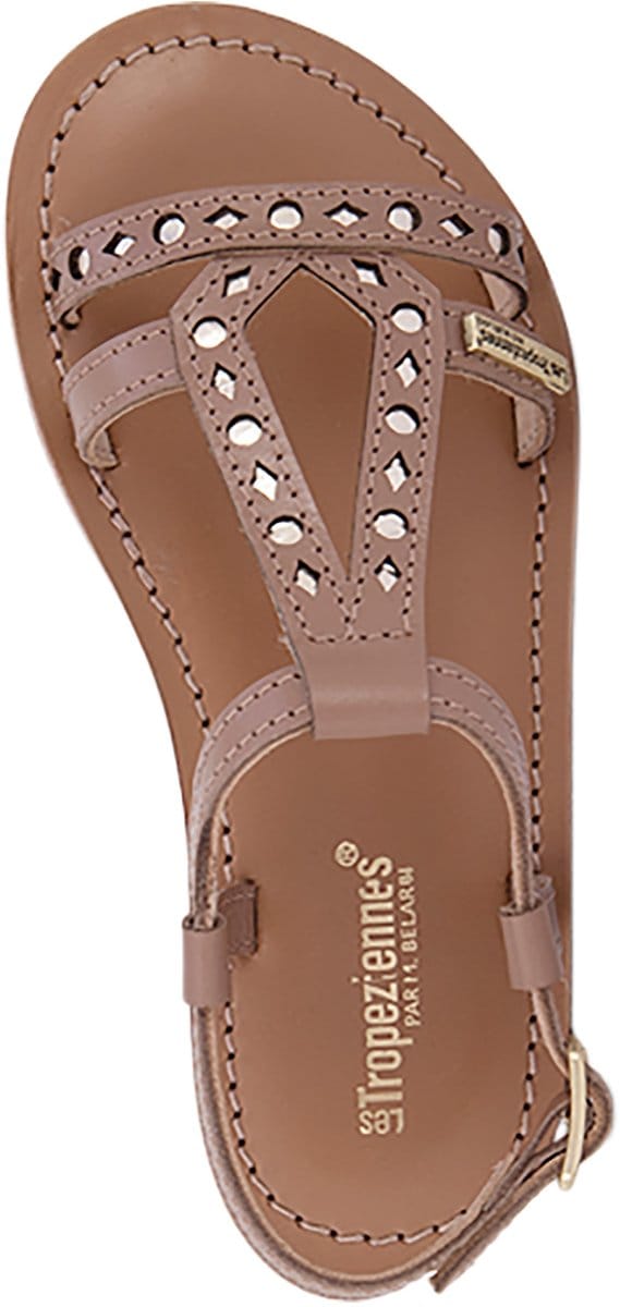 Belectra platte leren sandalen voor kinderen