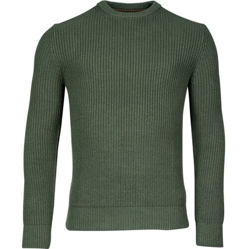 Baileys Trui Uni Structure Crew Neck Donker Groen / male