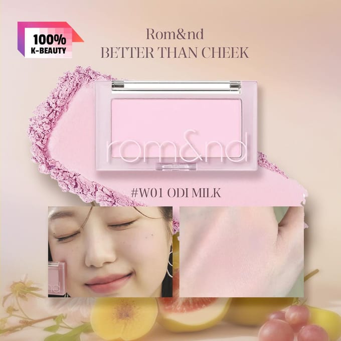 [PROMOTIE]Romand - Better Than Cheek Milk Series (2022 New Version) - 4g - W01 Odi Milk
