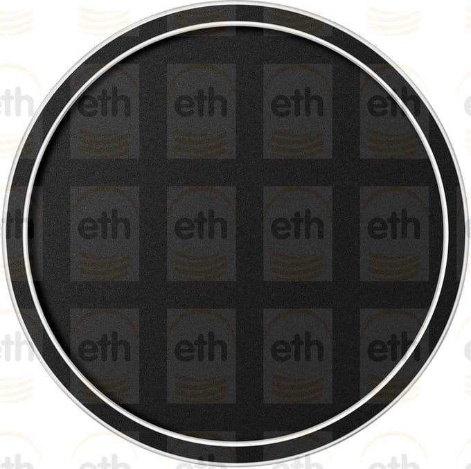ETH Lois led plaf rond 3 step dimming 2700k 20w ip44 zwart 40cm + mem. 1458L