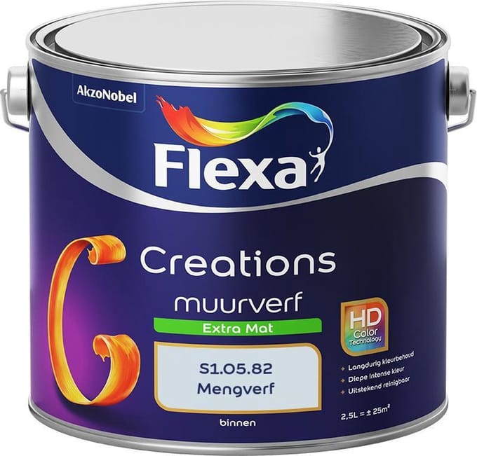 Flexa - Creations Muurverf Extra Mat - S1.05.82 - Mengverf - 2,5 L