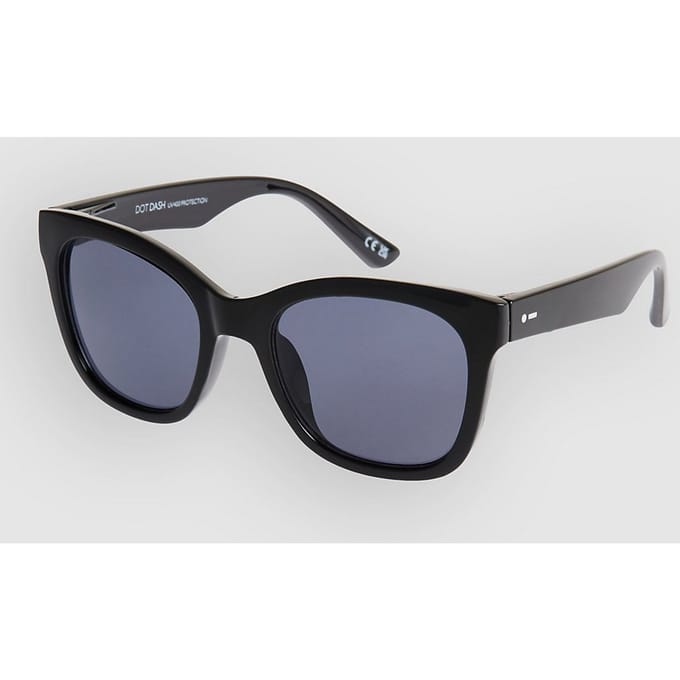 Dot Dash Vortex Shiny Black Zonnebril zwart