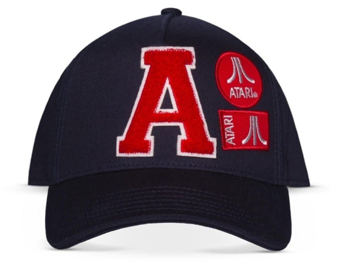 Atari - Varsity curved bill Verstelbare pet - Donkerblauw