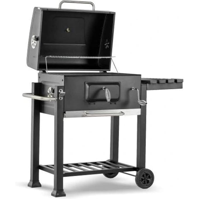 XXL Houtskoolgrill met Thermometer en Accessoires