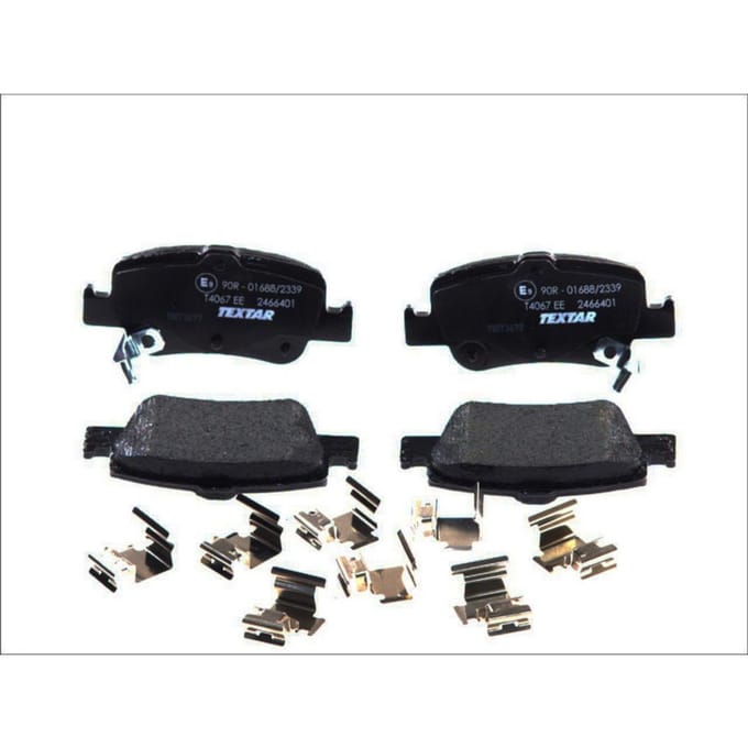 Remblokset TEXTAR 2466401, achter