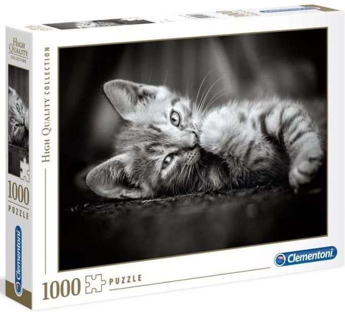 Clementoni - Puzzel - 1000 Stukjes - Kitty - Puzzel Voor Volwassenen - High Quality Collection