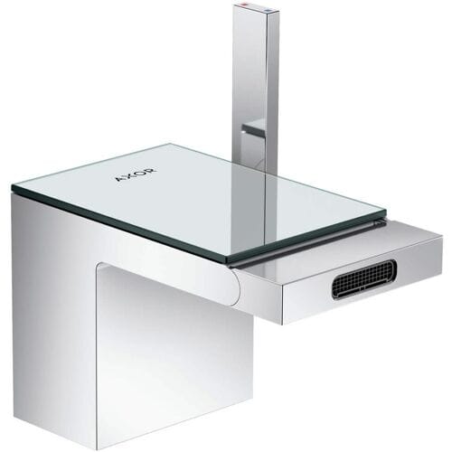 AXOR MyEdition single lever bidet mixer with glass plate 47210000