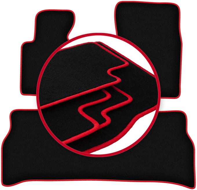 CARLUX-RED automatten voor: Range Rover III L322 Vogue SUV (2001-2012)