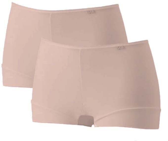 Avet dames boxershorts - microvezel - 2-pack - maat M - poeder roze