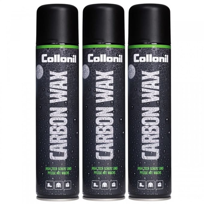 Collonil Carbon Wax | Impregneerspray | Voedend | Leer | Inhoud: 300ml | 3 Bussen