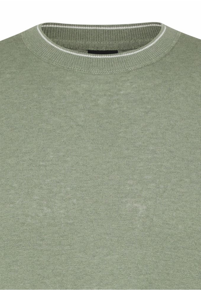 Bugatti Herren T-shirt met contrasterende strepen