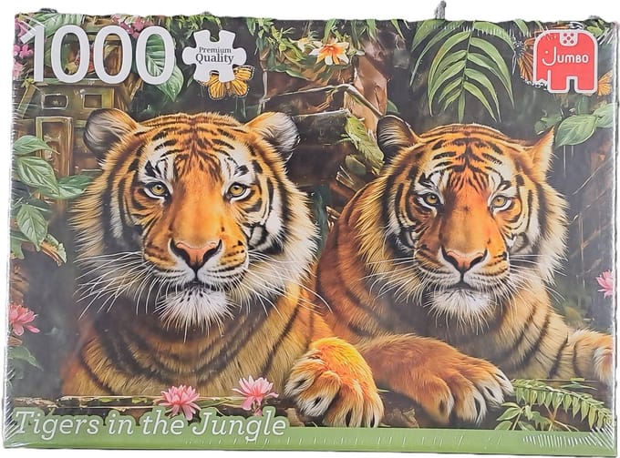 Jumbo Puzzel Tigers in the Jungle 1000 stukjes