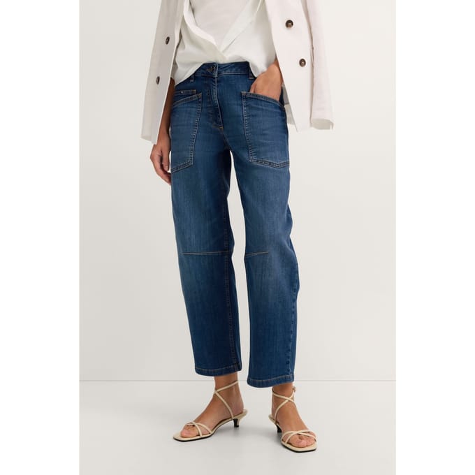 Bugatti Damen Jeans met opgestikte zakken