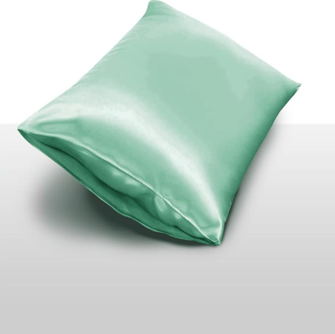 Zijden Kussensloop Mintgroen 60x70 cm - 100% Moerbei Zijde