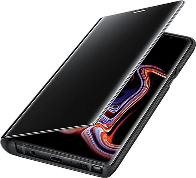 Flip Standing Boektype Cover - Geschikt voor Samsung Note20 - Zwart