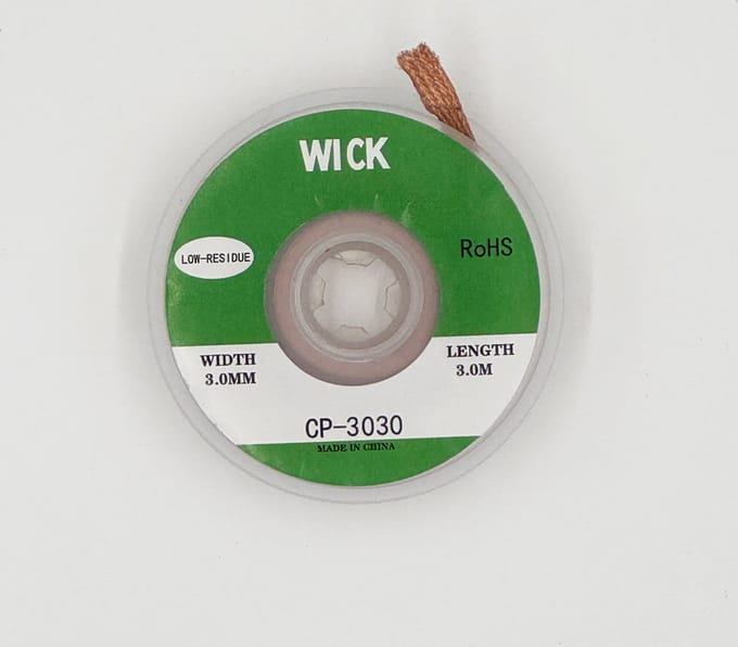 DW4Trading Rolletje Desoldeerlint 3mm x 3mtr - Desoldeer Litze Wick