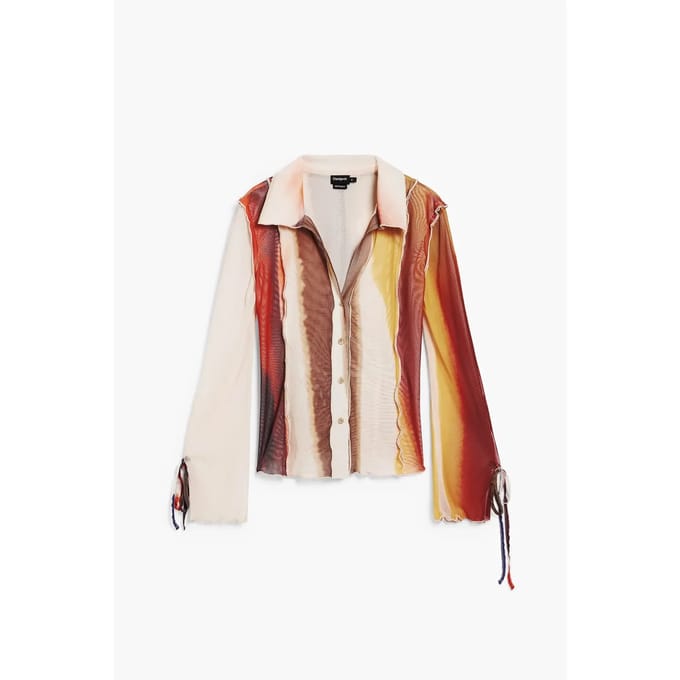 Damesblouse met lange mouwen Desigual Lacroix