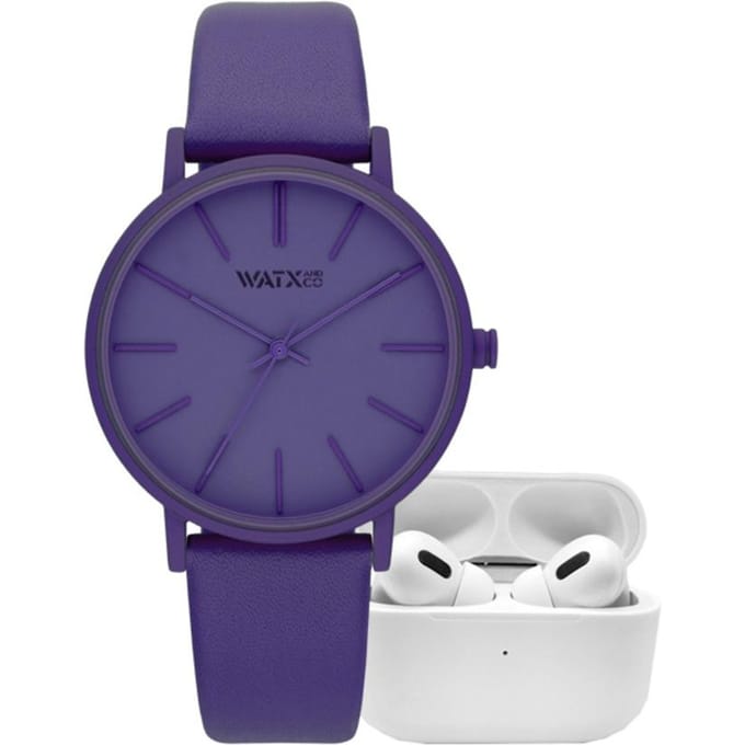 Horloge WATXANDCO RELOJ13_38. Kwarts, Kleur lila. Vrouw.