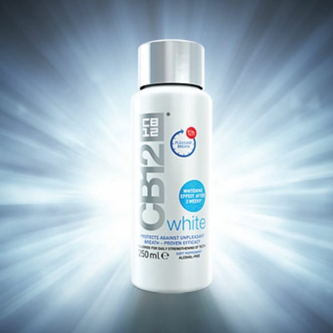 6x CB12 Mondwater White 250 ml