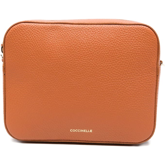 COCCINELLE Leren schoudertas Tebe Crossover Bag Crab Lichtbruin