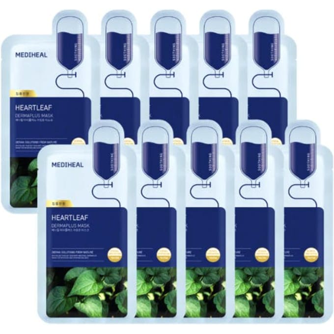 Mediheal Dermaplus Heartleaf Mask 10 st
