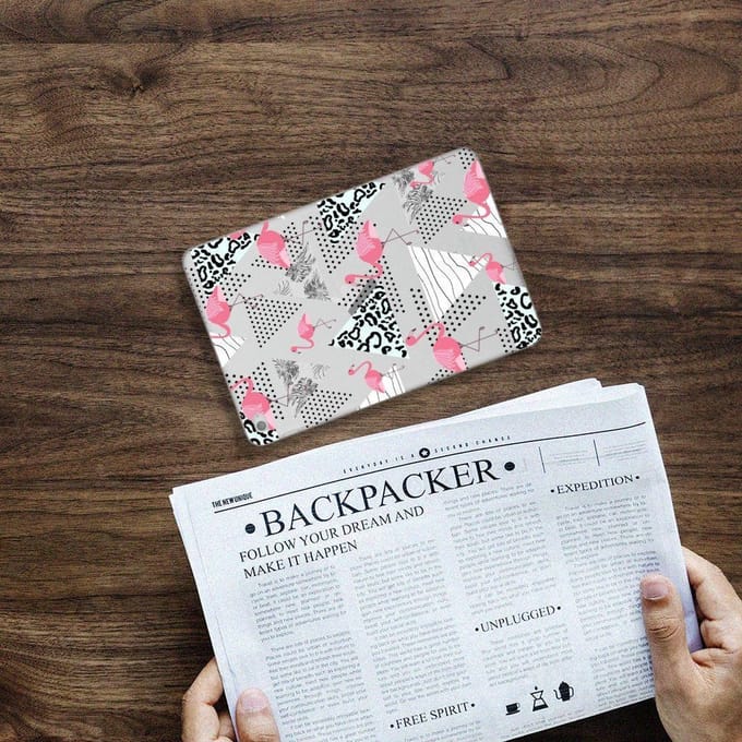 Apple iPad Mini 4 | Mini 5 (2019) Back Case Flamingo Triangle