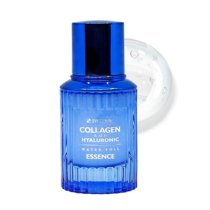 3W Clinic Collagen Acide Hyaluronique Eau Essentielle Complète – 45ml blue