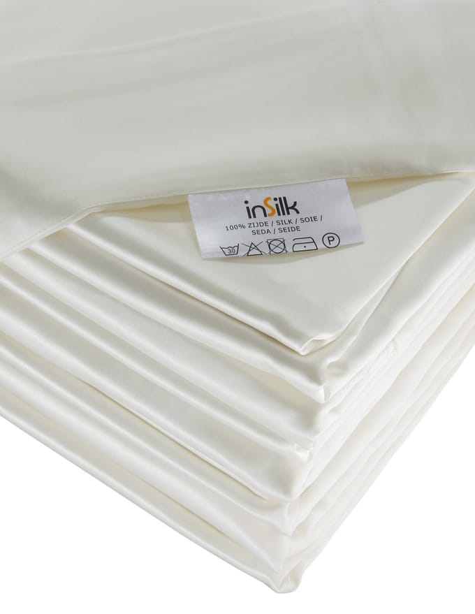 Zijden Laken inSilk Wit 200 x 270 cm - 100% Puur Zijde
