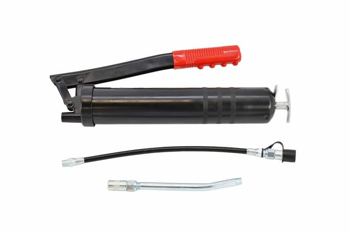 Awtools Handmatige Vetspuit - 400cc - Ergonomische Handgreep - Metalen Kop
