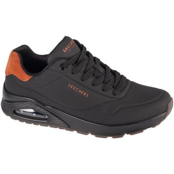 Skechers Uno - Suited On Air Heren Sneakers - Zwart