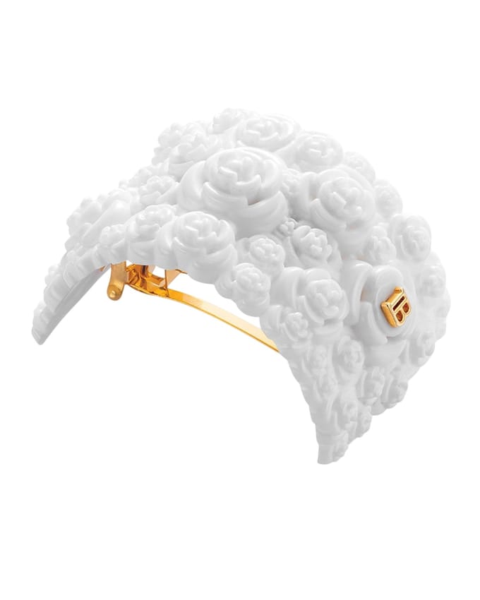 Balmain, Printemps Floral, Haarclip, Wit
